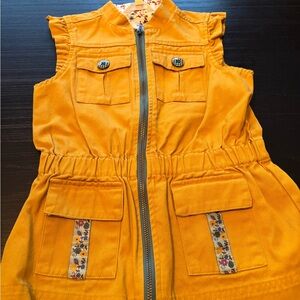 Matilda Jane Yellow Zip-Up Vest